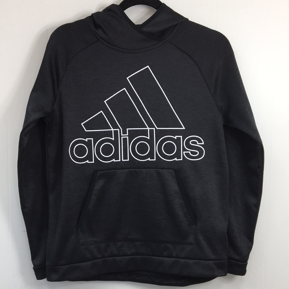 Adidas Women's Clima-Warm Black Hooded Sweatshirt Size S EXCELLENT Condition